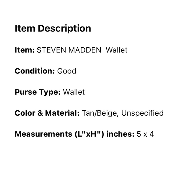 Steve Madden Treated Canvas with/flower design snap closure zipper coin purse - Picture 7 of 7